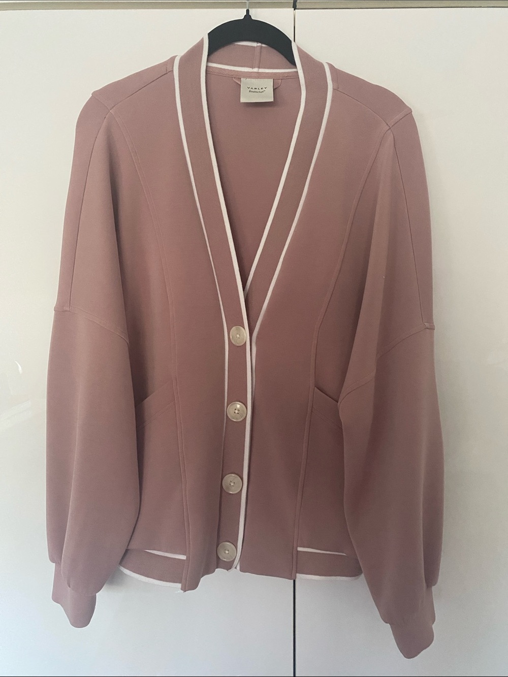 Varley Decker Off Court Stretch Jersey Cardigan